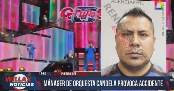 Mánager de Orquesta Candela provocó accidentes en Pueblo Libre