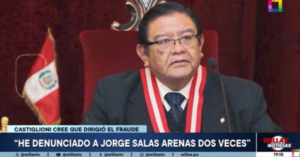 Portada: César Castiglioni arremete contra Salas Arenas: "Sí hubo un fraude orquestado a favor de Pedro Castillo"