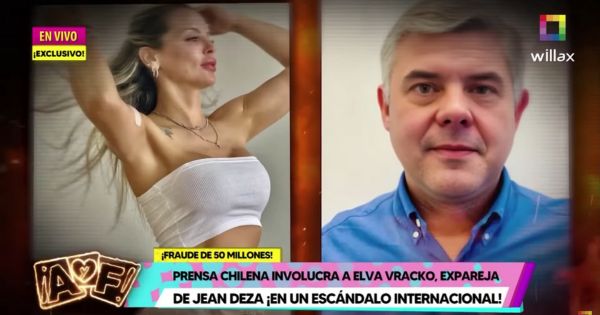 Elva Vracko, expareja de Jean Deza, es involucrada en millonario escándalo de fraude en Chile