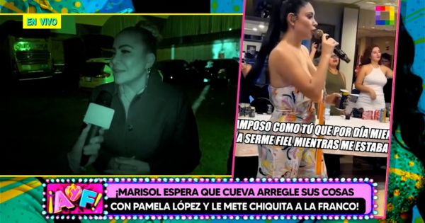 Marisol manda mensaje a Pamela Franco: "La esposa, es la esposa, y donde vaya va a caer bien parada"