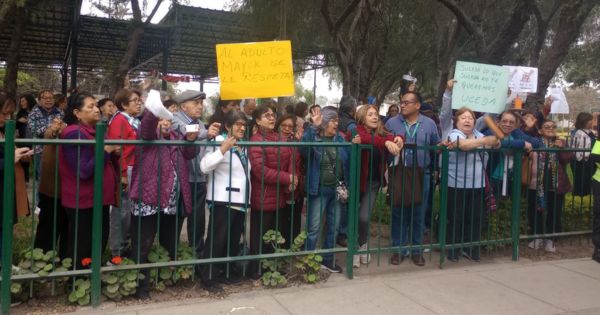 La Molina: adultos mayores protestan porque se quedaron sin áreas para realizar talleres