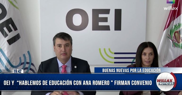 Portada: Buenas nuevas por la educación: OEI y "Hablemos de Educación con Ana Romero" firman convenio