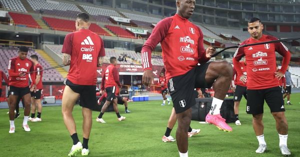 Selección Peruana entrenó en el Estadio Nacional pensando en Argentina