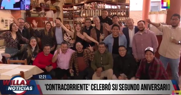 Portada: Dominical 'ContraCorriente' de Willax celebró a lo grande su segundo aniversario