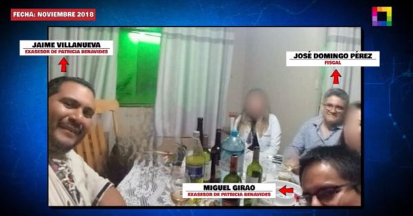 Portada: José Domingo Pérez negó reuniones íntimas con Jaime Villanueva, pero fotografía demuestra todo lo contrario