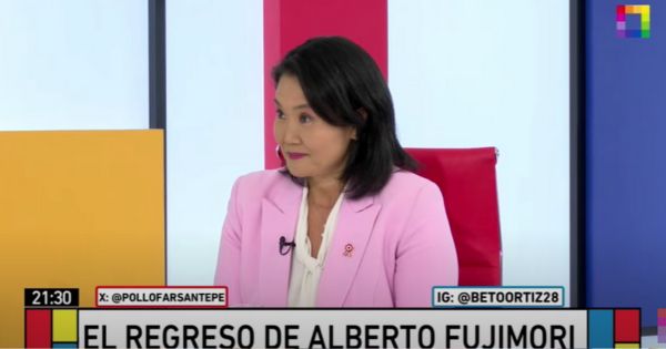 Portada: Keiko Fujimori: "A mí me gustaría que mi padre fuera el candidato presidencial"