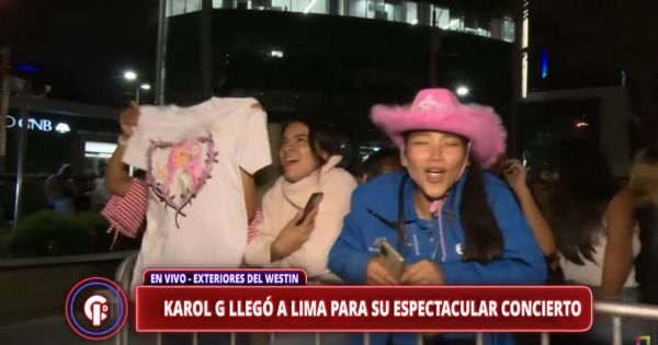 Portada: Karol G llegó a Lima para su concierto en el Estadio San Marcos | CRÓNICAS DE IMPACTO