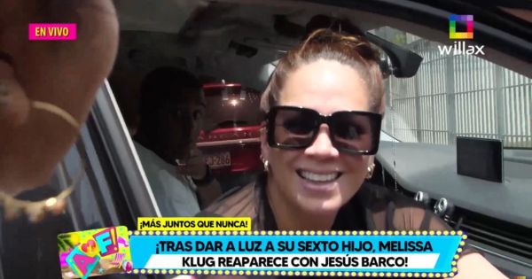 Portada: Melissa Klug reaparece con Jesús Barco tras dar a luz a su sexto hijo
