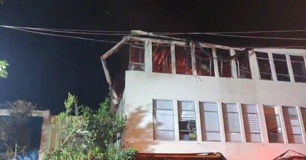 Incendio se registró en el Hospital Regional de Chancay: segundo piso quedó destruido