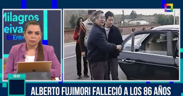 Portada: Milagros Leiva critica a la izquierda: "Alberto Fujimori no es un terrorista"