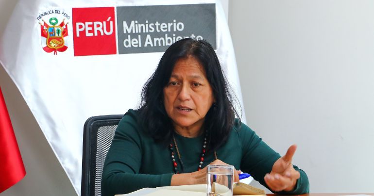 Portada: Ministra del Ambiente: "Esperamos que el lunes se pueda definir el adelanto de elecciones para este año"