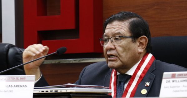 Jorge Luis Salas Arenas descarta reelegirse como presidente del JNE: "Ya he cumplido mi deber"