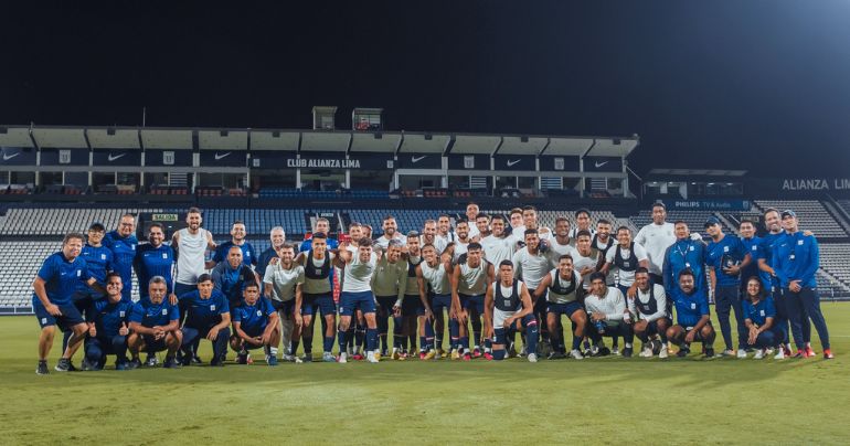 Alianza Lima: así fue el entrenamiento nocturno con la nueva iluminación en Matute