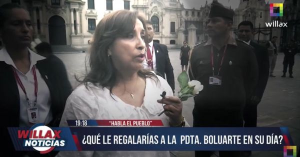 "Habla el pueblo": ¿qué le regalarías a la presidenta Dina Boluarte en su día? (VIDEO)