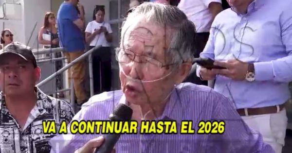 Portada: Alberto Fujimori: "El Gobierno de Dina Boluarte va a continuar hasta el 2026"