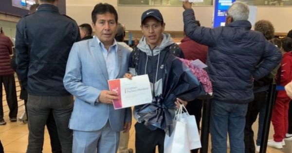 Atleta nacional Cristian Pacheco fue recibido por el presidente del IPD