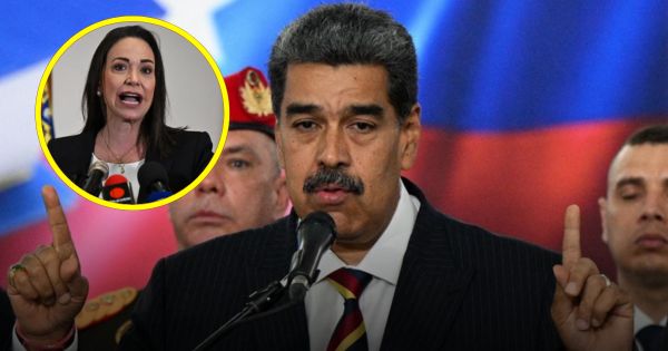 Dictador Nicolás Maduro descarta negociar con María Corina Machado: "Ella es una prófuga de la justicia"