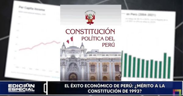 El éxito económico de Perú: ¿mérito a la Constitución de 1993?