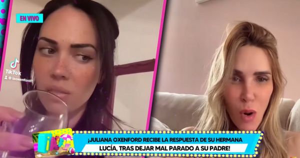 Lucía Oxenford le responde a Juliana Oxenford: "Jamás me sentaría a hablar mal de mi familia"