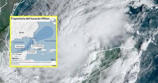 Huracán Milton alcanza categoría 5 mientras se aproxima a Florida: preparan la "mayor" evacuación desde 2017