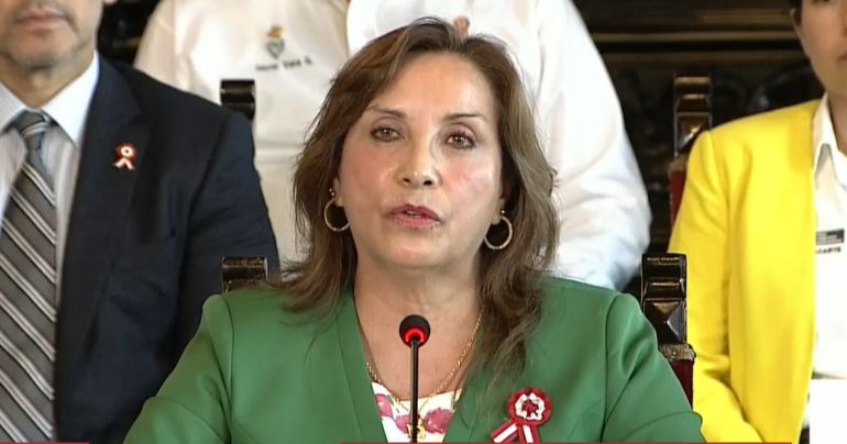 Dina Boluarte sobre 'Toma de Lima': "Esperamos que sea una marcha pacífica, sin generar violencia y caos"