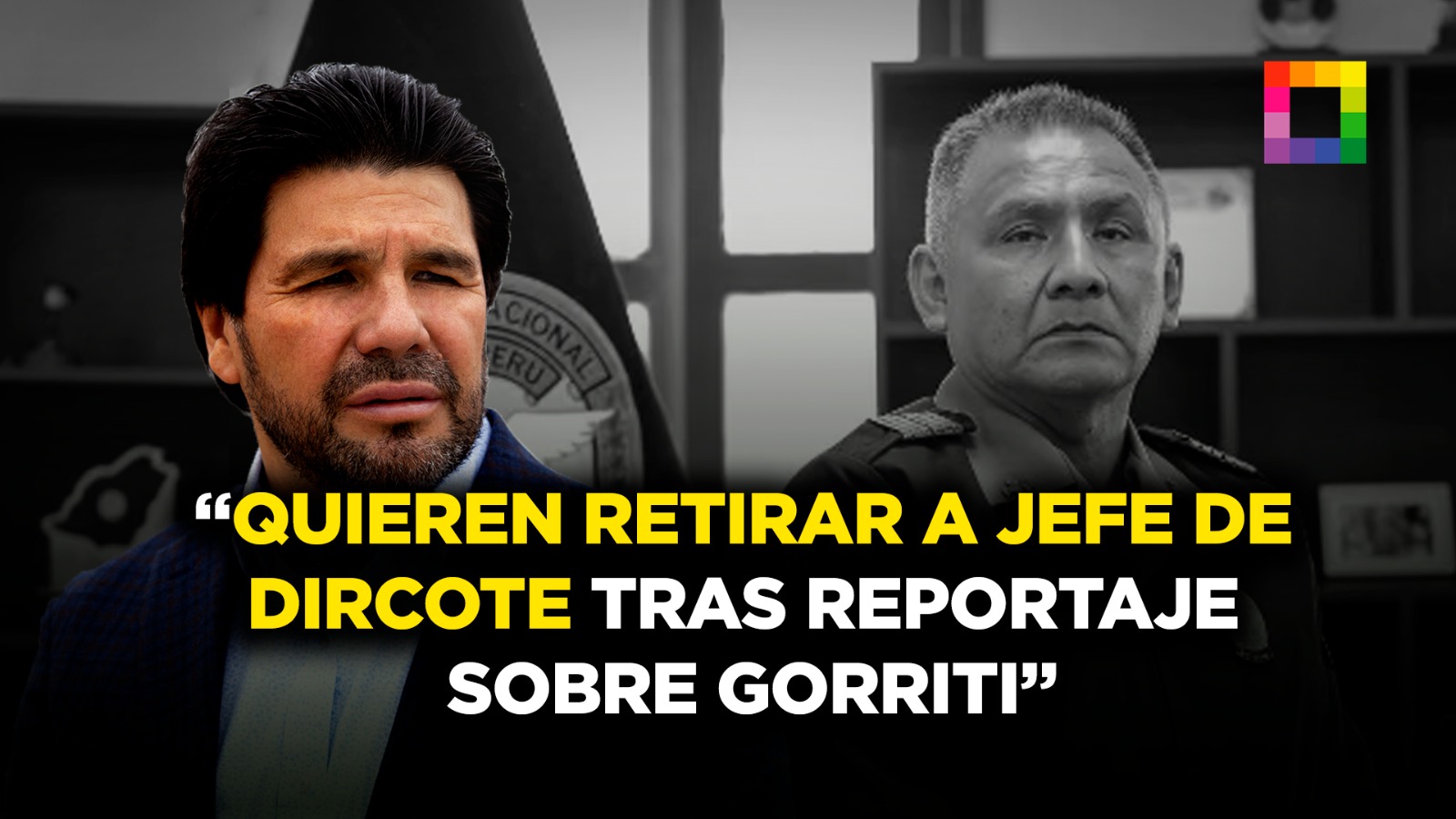 Carlos Paredes alerta que quieren retirar a jefe de Dircote tras reportaje que vincula a Gustavo Gorriti con senderista