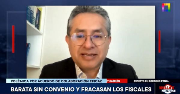 Andy Carrión tras revocación del acuerdo de colaboración eficaz: Urge cambios en el Equipo Lava Jato