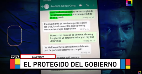 Vladimir Cerrón: en exclusiva, chats entre Américo Gonza y Margot Palacios para coordinar traslado del prófugo