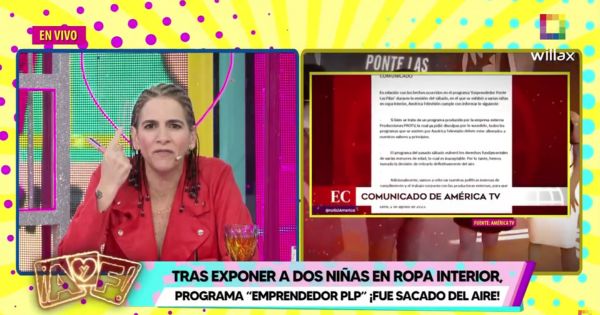 Gigi Mitre sobre exposición de menores en programa de TV: "Los primeros responsables son los padres"