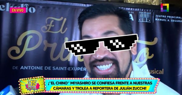 Portada: Aldo Miyashiro trolea reportera de Julián Zucchi: "A ti también te hemos visto"