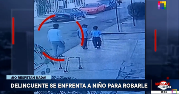 Portada: SMP: delincuente se enfrenta a un niño para robarle el celular