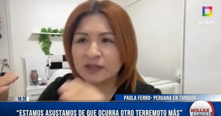 Turquía: peruana se salva de milagro del terrible terremoto