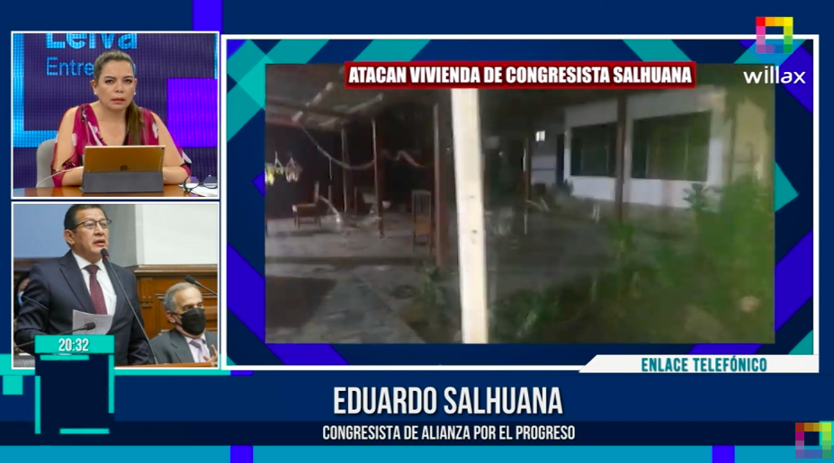 Eduardo Salhuana: "Una turba de manifestantes atacaron mi domicilio"