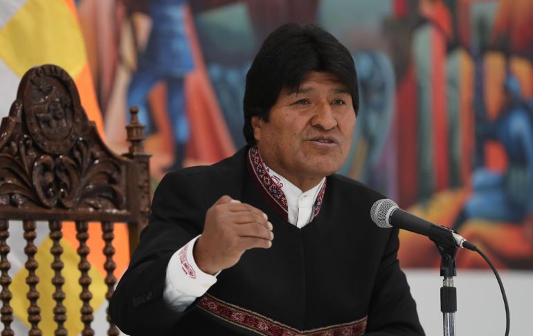 Portada: Evo Morales: Migraciones impide ingreso al país de expresidente boliviano y ocho operadores