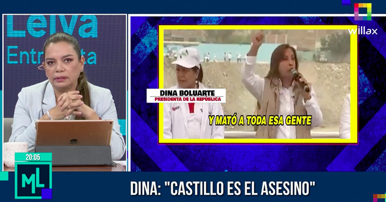 Milagros Leiva: "Dina Boluarte quiere instalar en el imaginario que el autor intelectual de la asonada es Pedro Castillo"