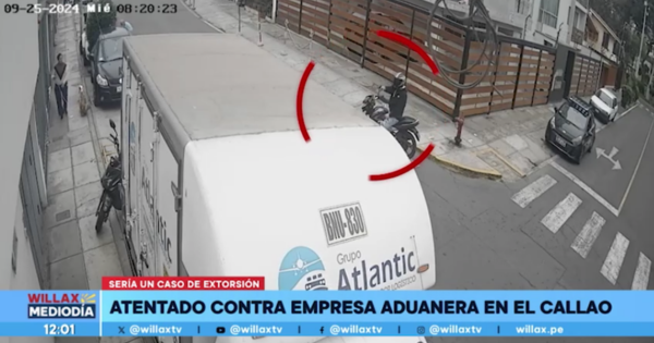 Bellavista: oficina de empresa aduanera es atacada a balazos por sujeto en plena luz del día