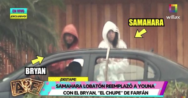 Samahara Lobatón pasó la noche en casa del 'chupe' de Jefferson Farfán