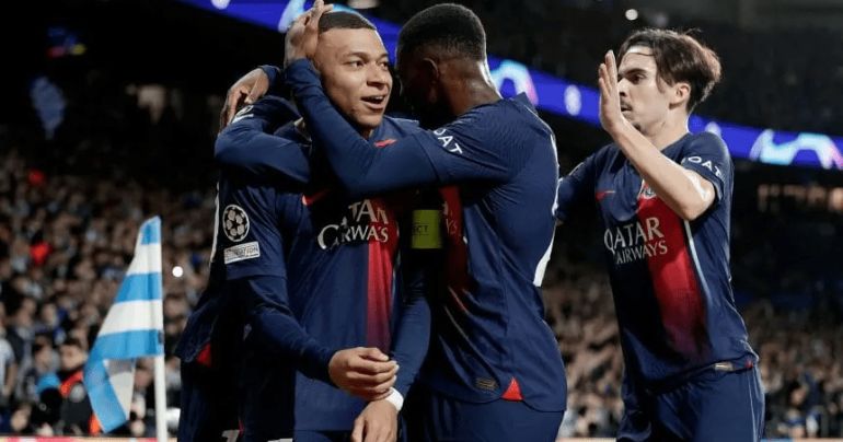 Kylian Mbappé marcó dos goles: PSG venció 2-1 Real Sociedad y avanzó a los cuartos del final de la Champions League