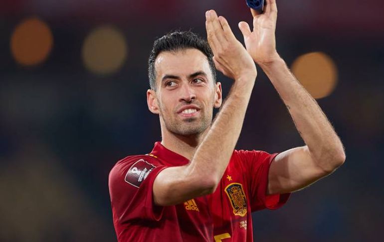 Sergio Busquets anunció su retiro de la selección de España [VIDEO]