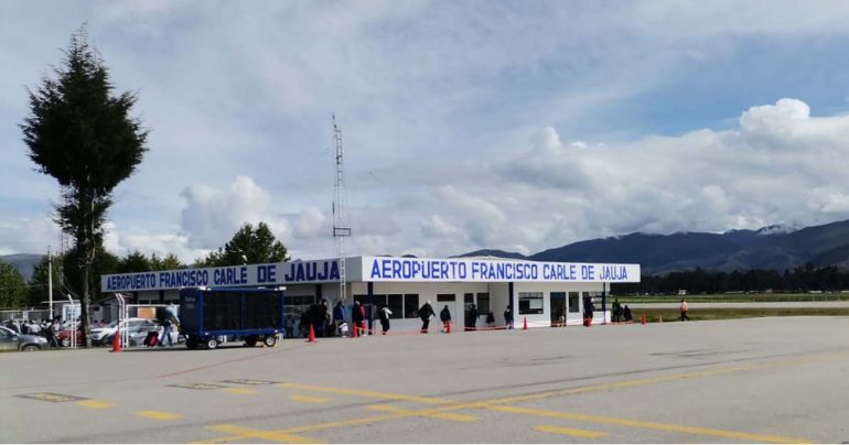 Portada: MTC: aeropuerto de Jauja reanuda hoy sus operaciones