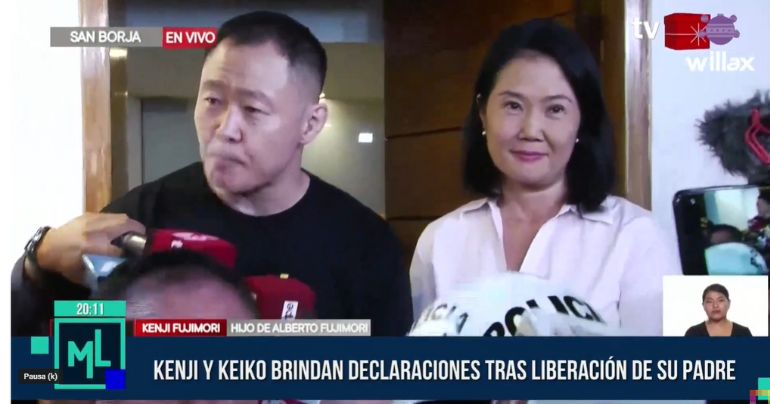 Kenji Fujimori tras la liberación de su padre: "Agradezco a PPK por otorgarle el indulto humanitario"