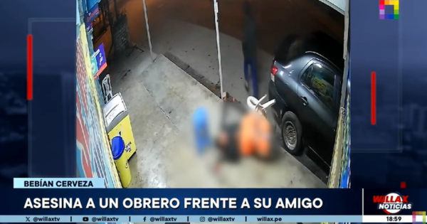 Portada: Chosica: obrero de construcción civil es asesinado por sicario en los exteriores de una bodega