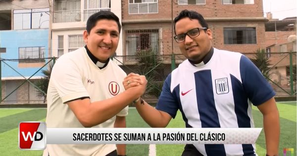 Alianza Lima vs. Universitario: sacerdotes se suman a la pasión del clásico del fútbol peruano