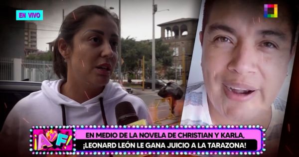 Karla Tarazona dice que no le prohibió a Leonard León ver a sus hijos: "Hace 4 años que no se acerca a ellos"