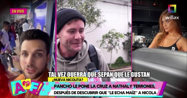 Nathaly Terrones le tira 'maicito' a Nicola Porcella en redes y Pancho Rodríguez se incomoda