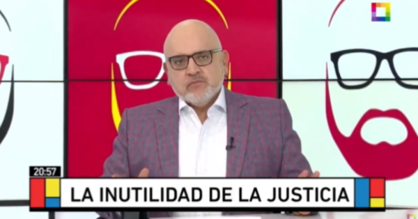 Portada: Beto Ortiz sobre justicia peruana: "Se abren carpetas y se dictan prisiones preventivas, pero los casos se van cayendo"