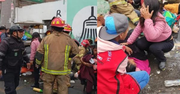 Los Olivos: auto embiste puestos de ambulantes y deja cerca de 20 personas heridas