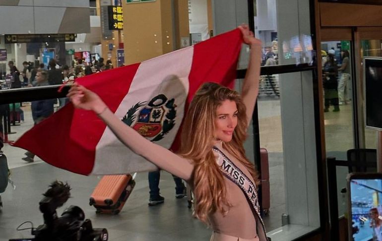 Alessia Rovegno viajó a EE.UU. para participar en Miss Universo