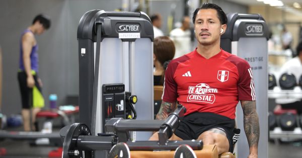 ¡Llegó el goleador! Gianluca Lapadula realizó su primer entrenamiento con la selección peruana