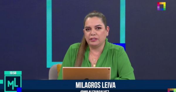 Milagros Leiva sobre caso Harvey Colchado: "Me ha sorprendido la defensa apasionada de Marita Barreto"